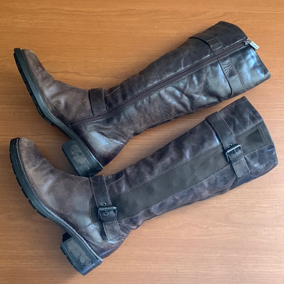 AQUATALIA Distressed Tall Riding Boots - Picture 5 of 15